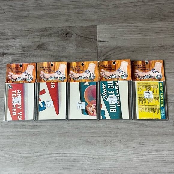 Original Vintage gag gift sticker set of 5. Funny - Picture 2 of 2